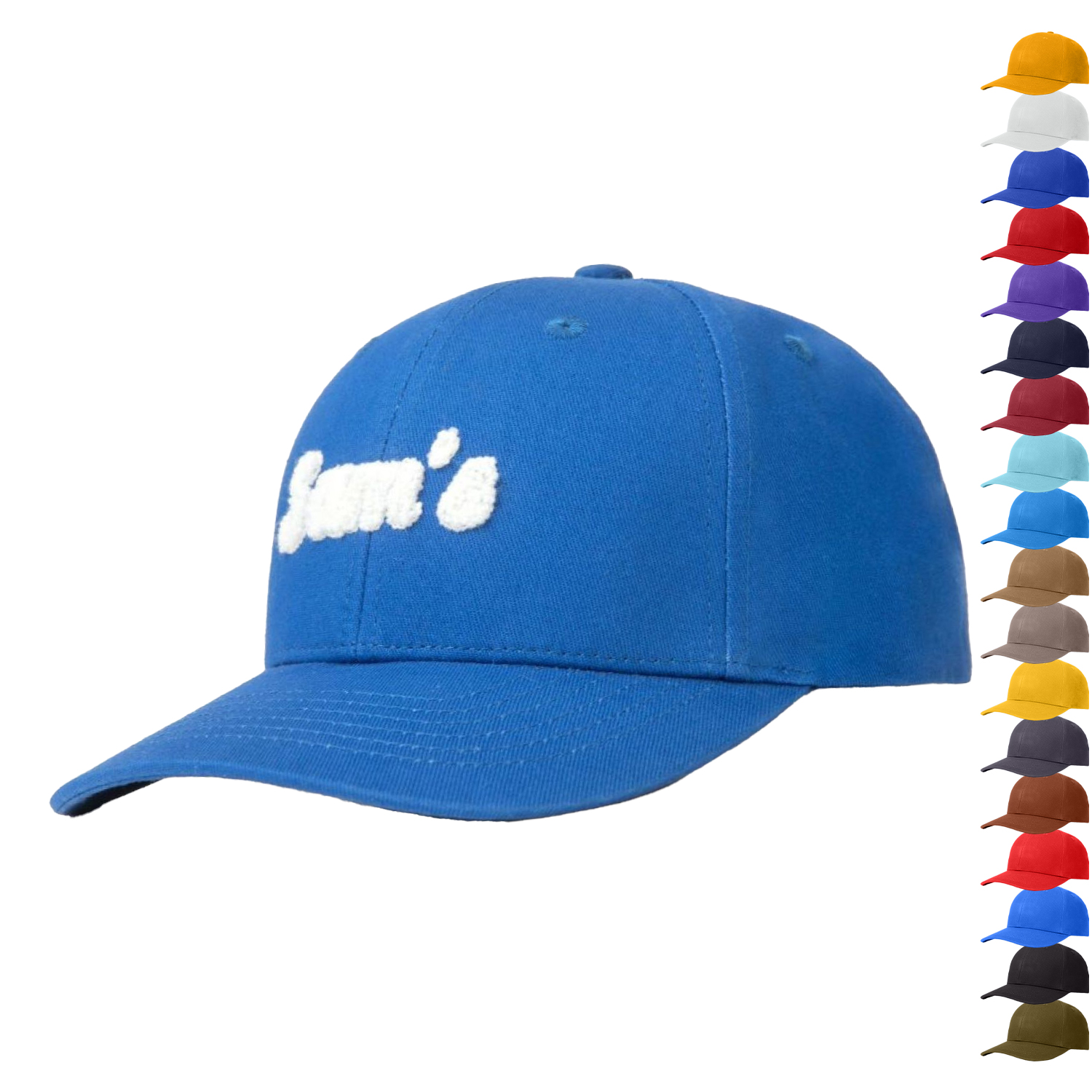 Premium 6-Panel low profile Structured Cotton Fabric Cap with Snapback Closure 3