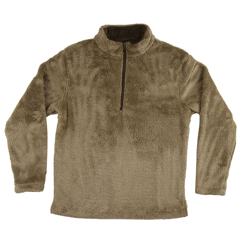 Half-Zip Deep Pile Fur Fleece Pullover, custom hoodie or sweatshirt with logo imprint 4