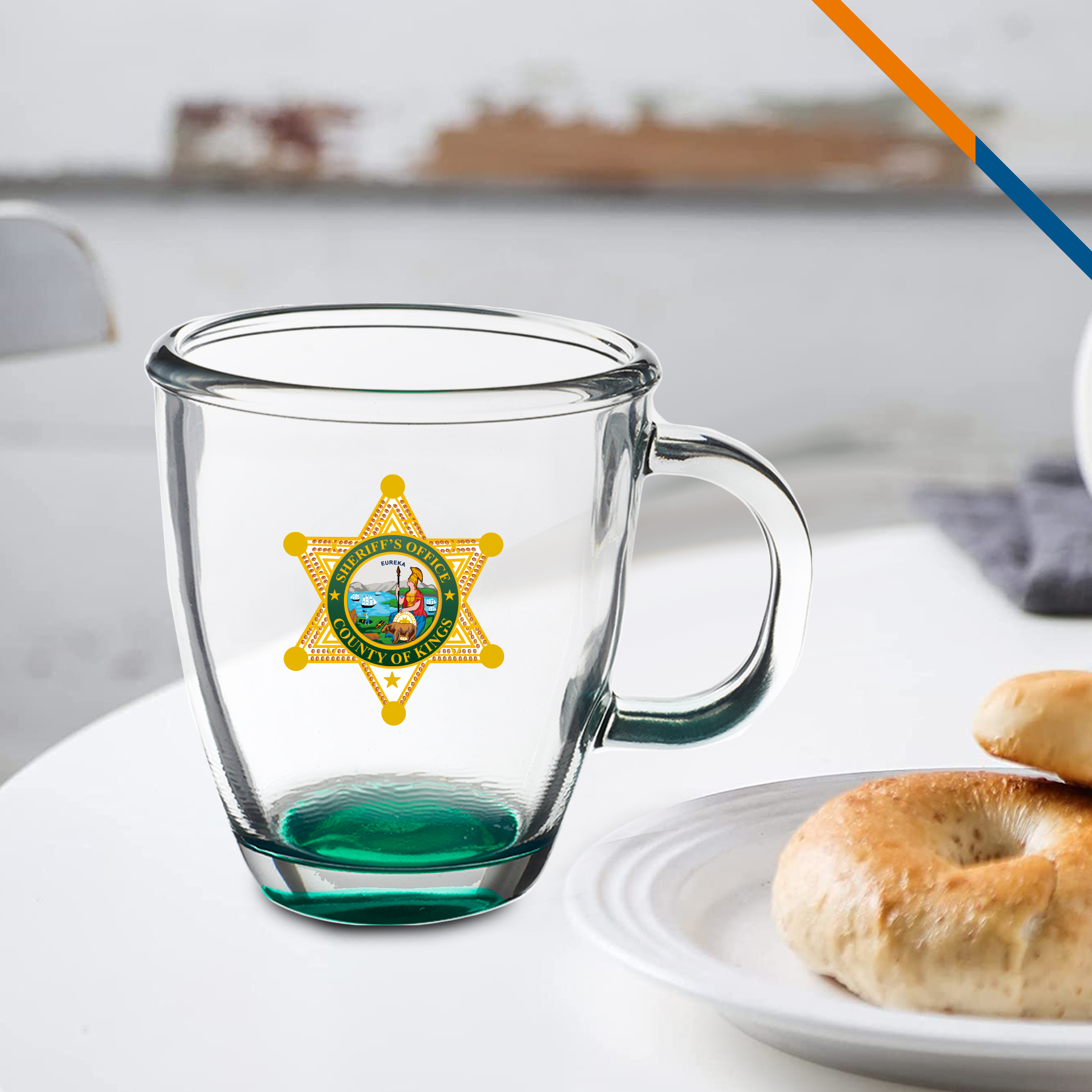 Roward Glass Coffee Mugs - 11.75 OZ. 8