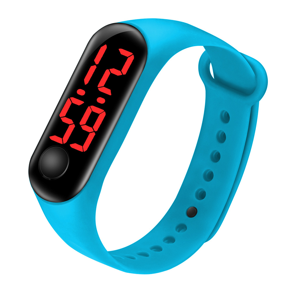 Kids LED silicone electronic watch 8