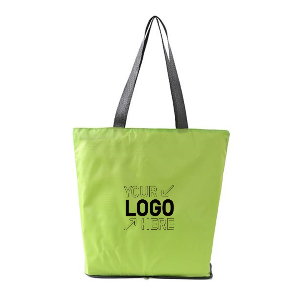 Folding shopping bag, custom tote bag with logo imprint 5