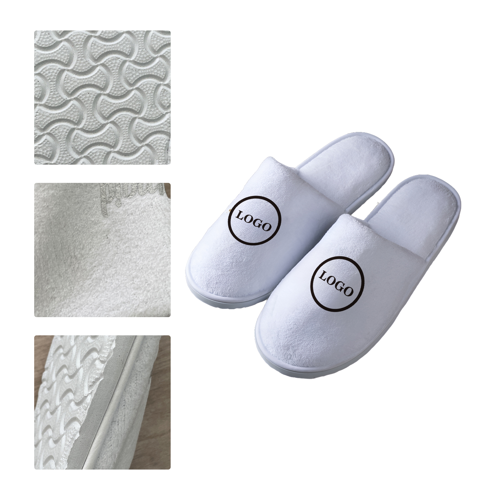 MOQ 50 Disposable Hotel Slippers 2