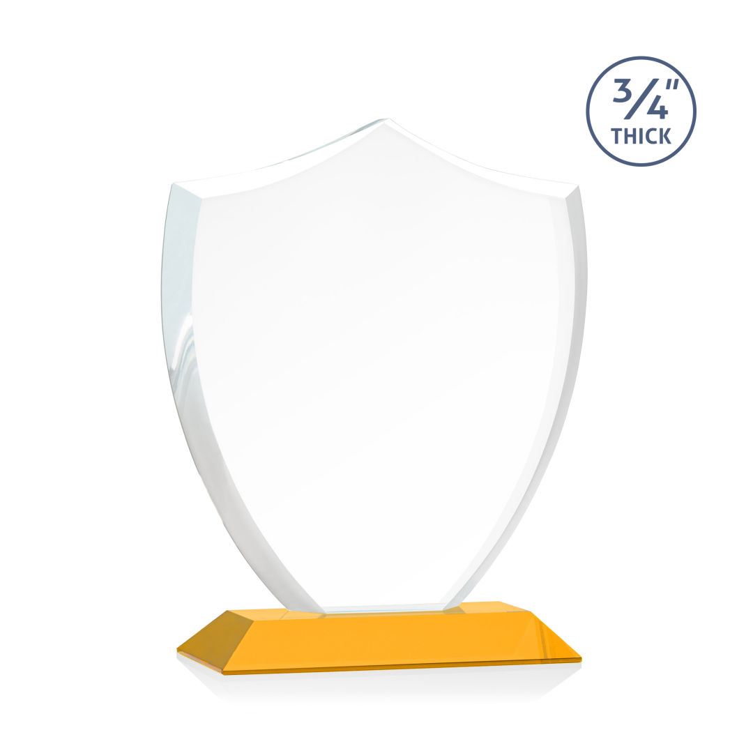 Scudo Shield VividPrint™ Award - Amber 10
