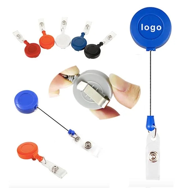 Premium Retractable ID & Key-Card Badge Reels Holder 4