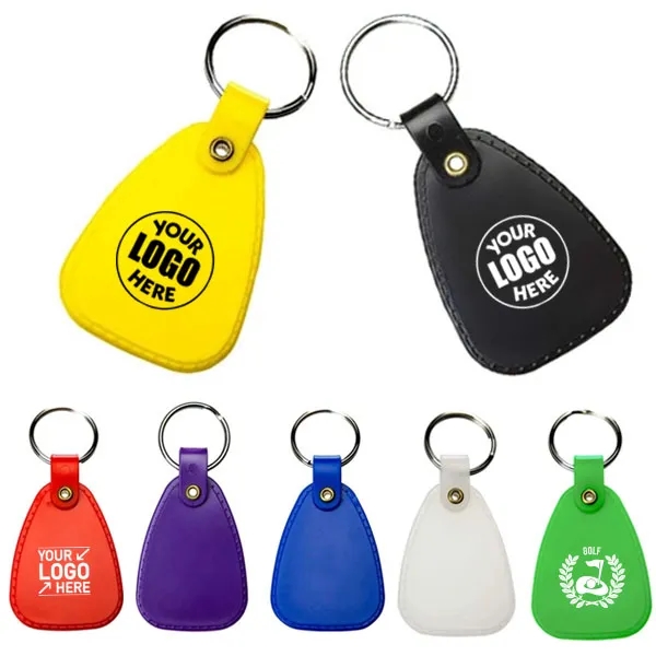 Custom Western Saddle PVC Key Tag 1