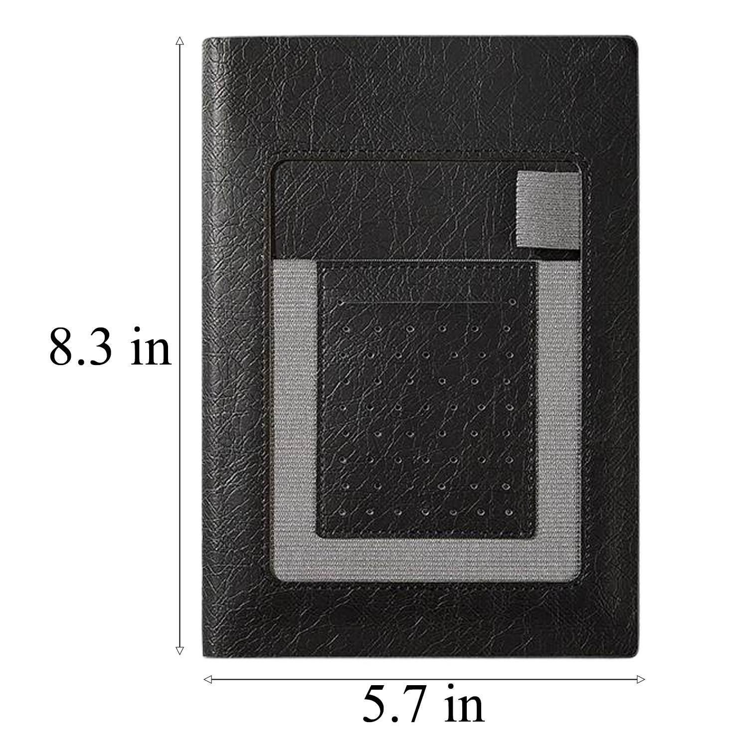 A5 PU Leather Business Notebook w/ Pocket 6