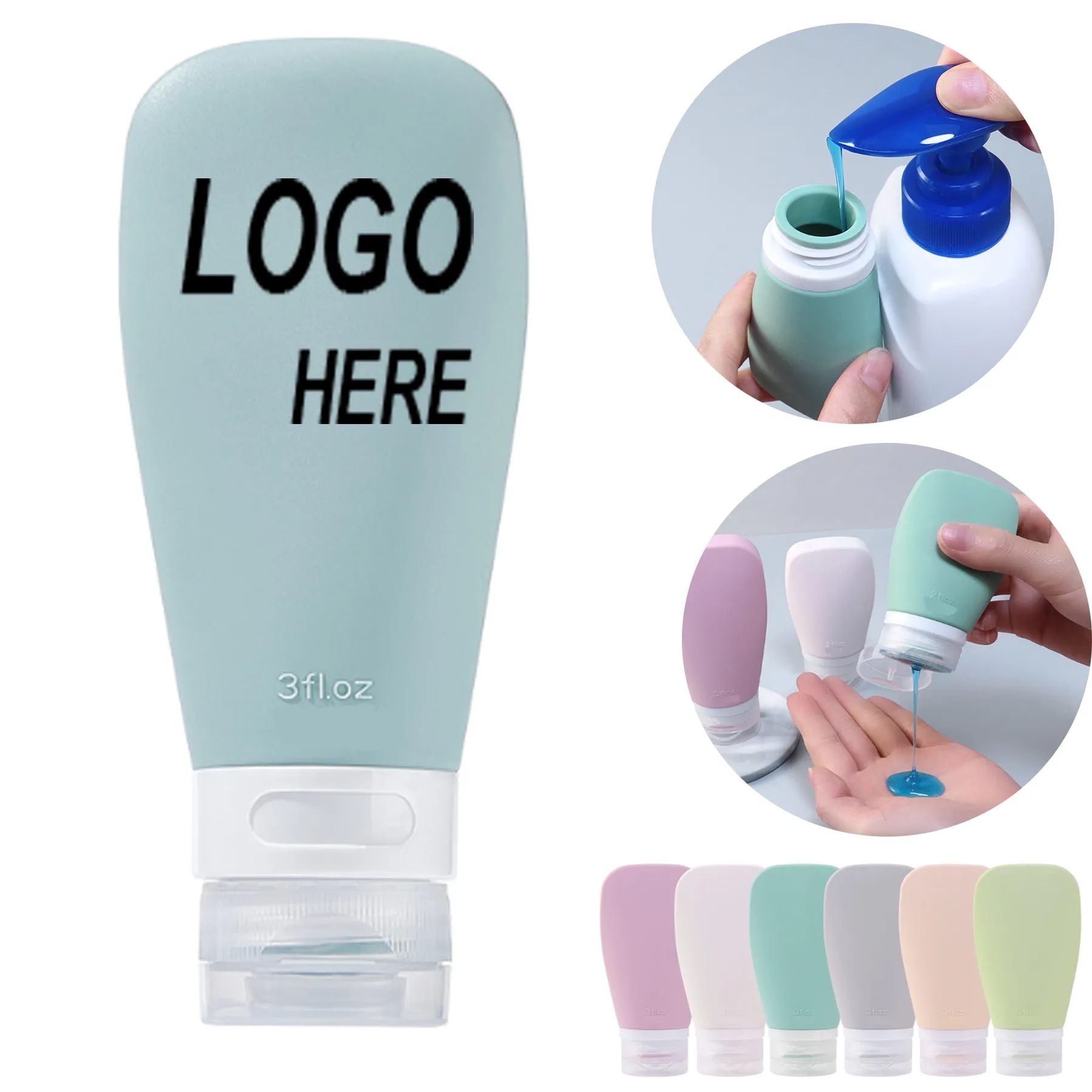 Silicone Travel Liquid Dispenser Bottle 8