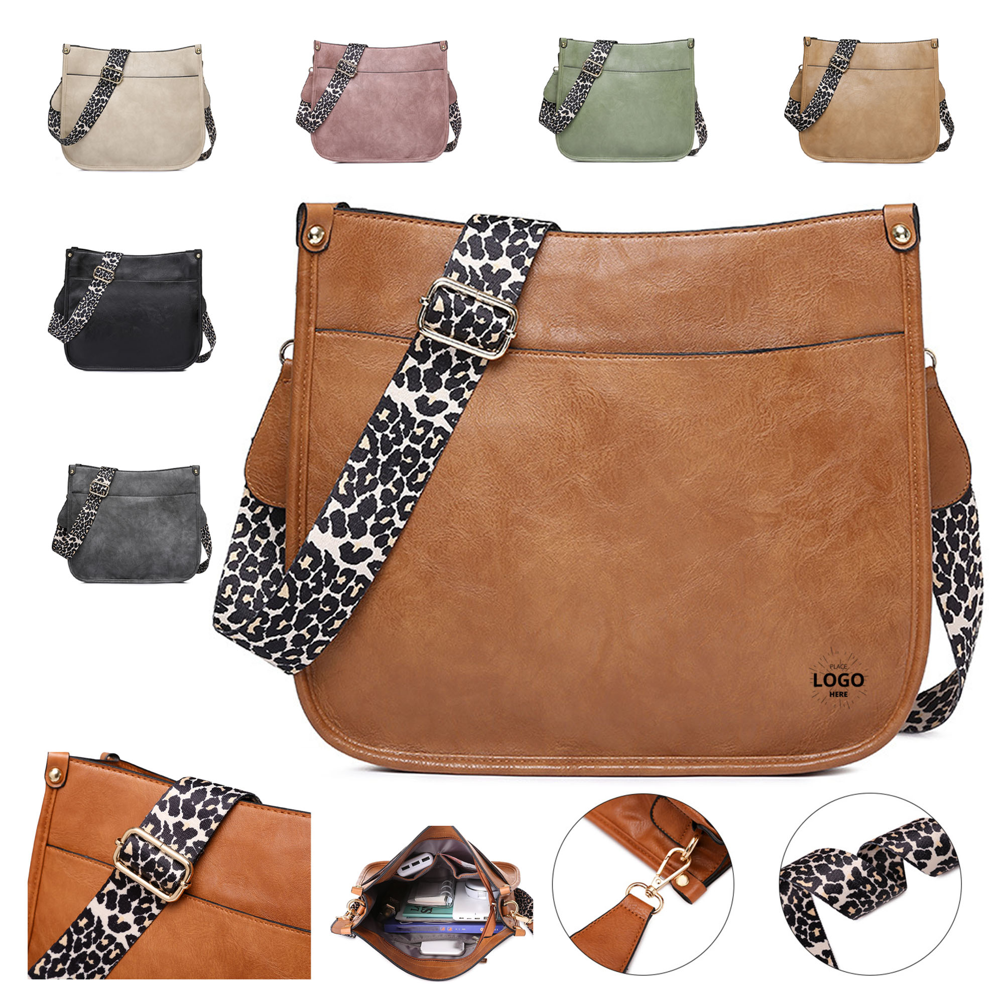 Adjustable PU Leather Shoulder Purse 2