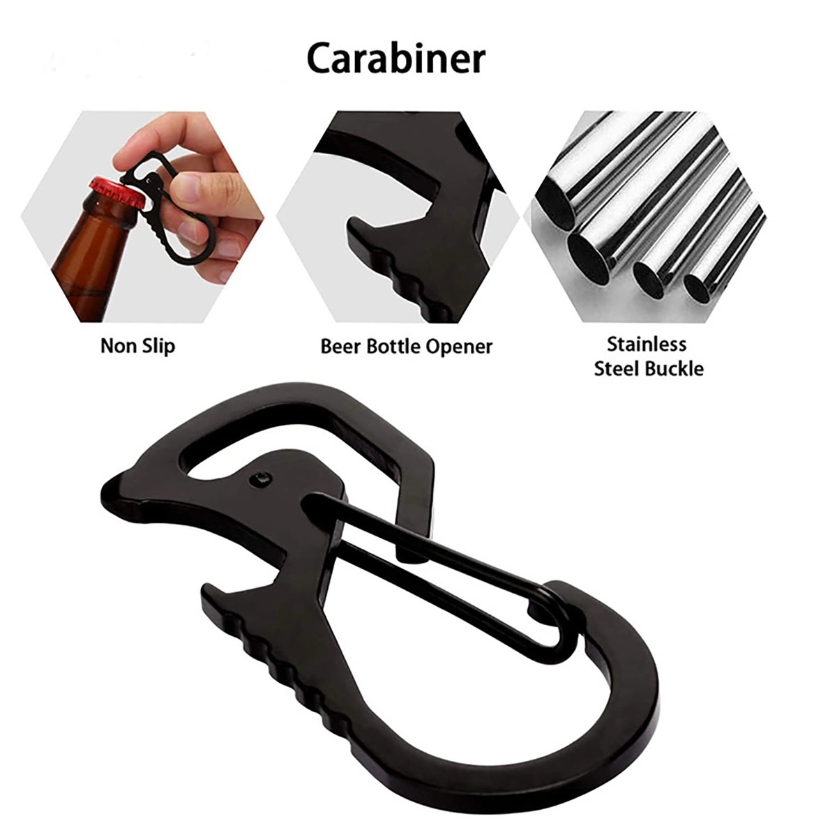 Retractable Keychain Carabiner Key Holders 3