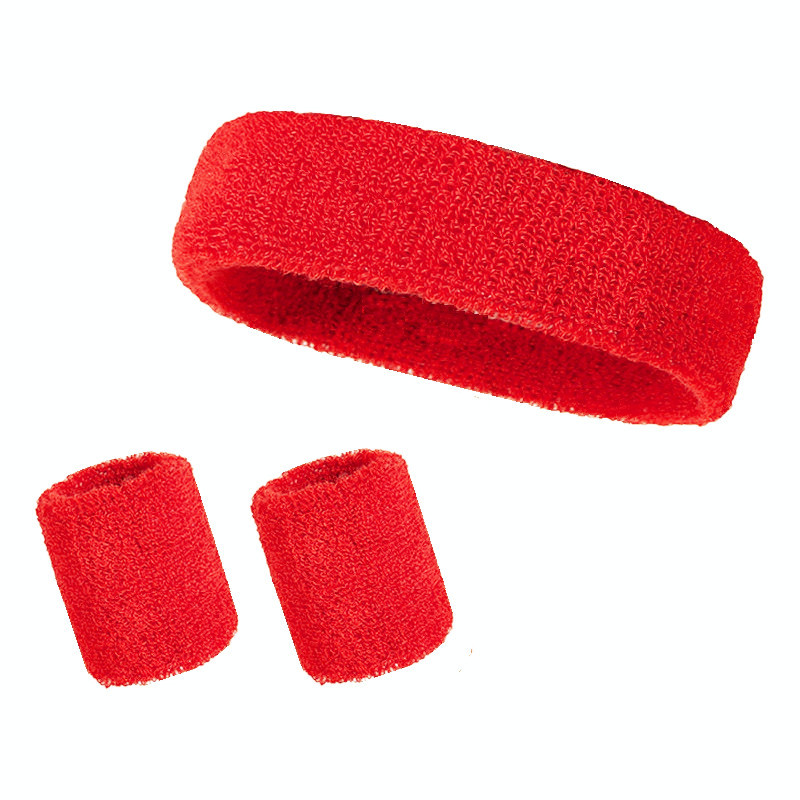 3 Pieces Sweatband Set Sports Headband Wristband Set 11