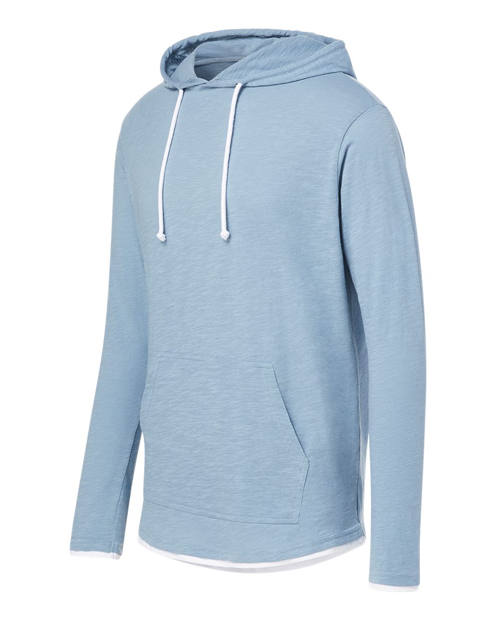 Unisex Miles Slub Hooded Long Sleeve T-Shirt - 24401 26
