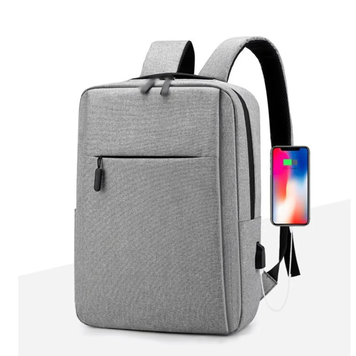Men's Laptop Business Backpack 15.6 Inch With USB Port 3