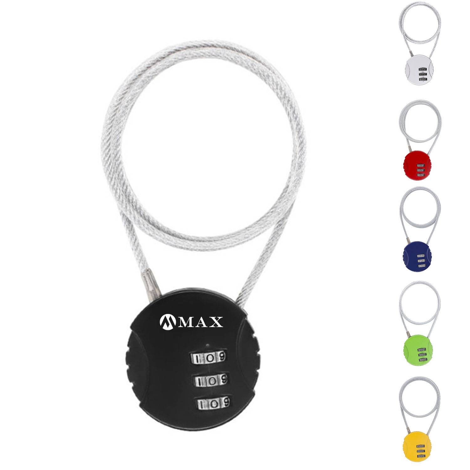 Zinc Alloy Anti-Rust Lock Rope Combination Padlock 28