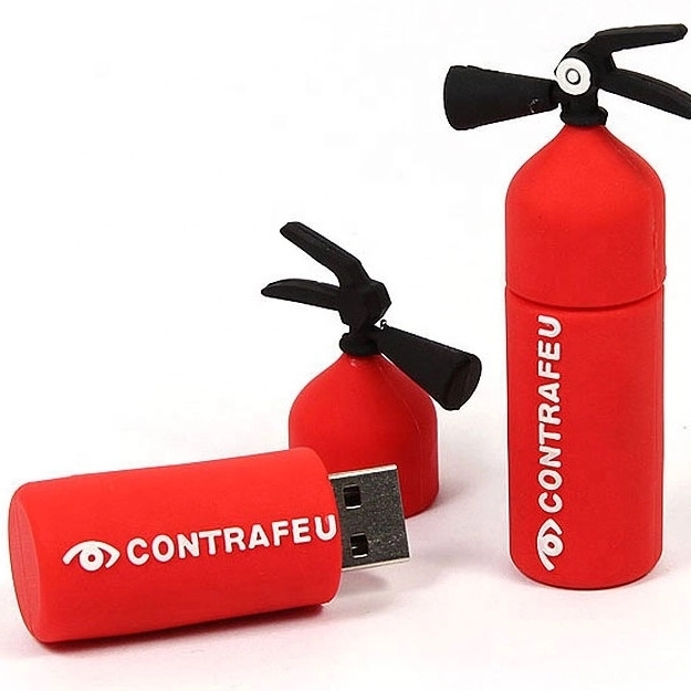 4GB USB Flash Drive Fire Extinguisher Shaped 1