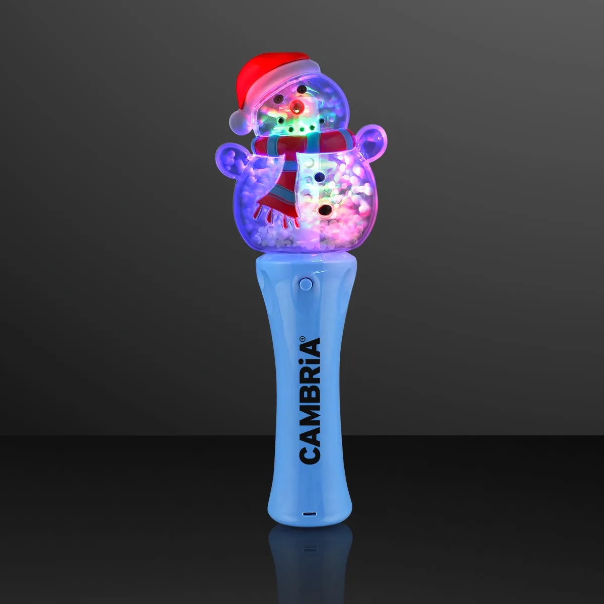 Cute Snowman Light Toy, Deluxe Spin Wand 2