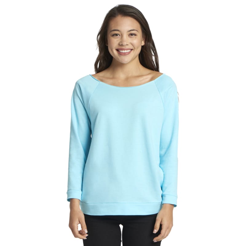 Next Level Apparel Ladies' French Terry 3/4-Sleeve Raglan 37