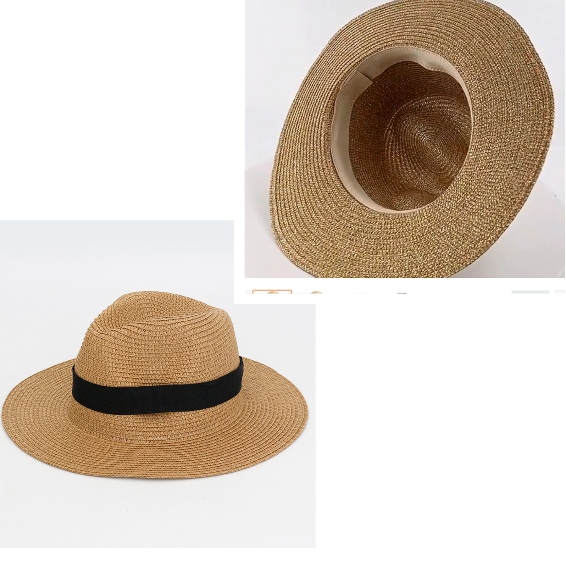 Short Brim Straw Sunhat 2