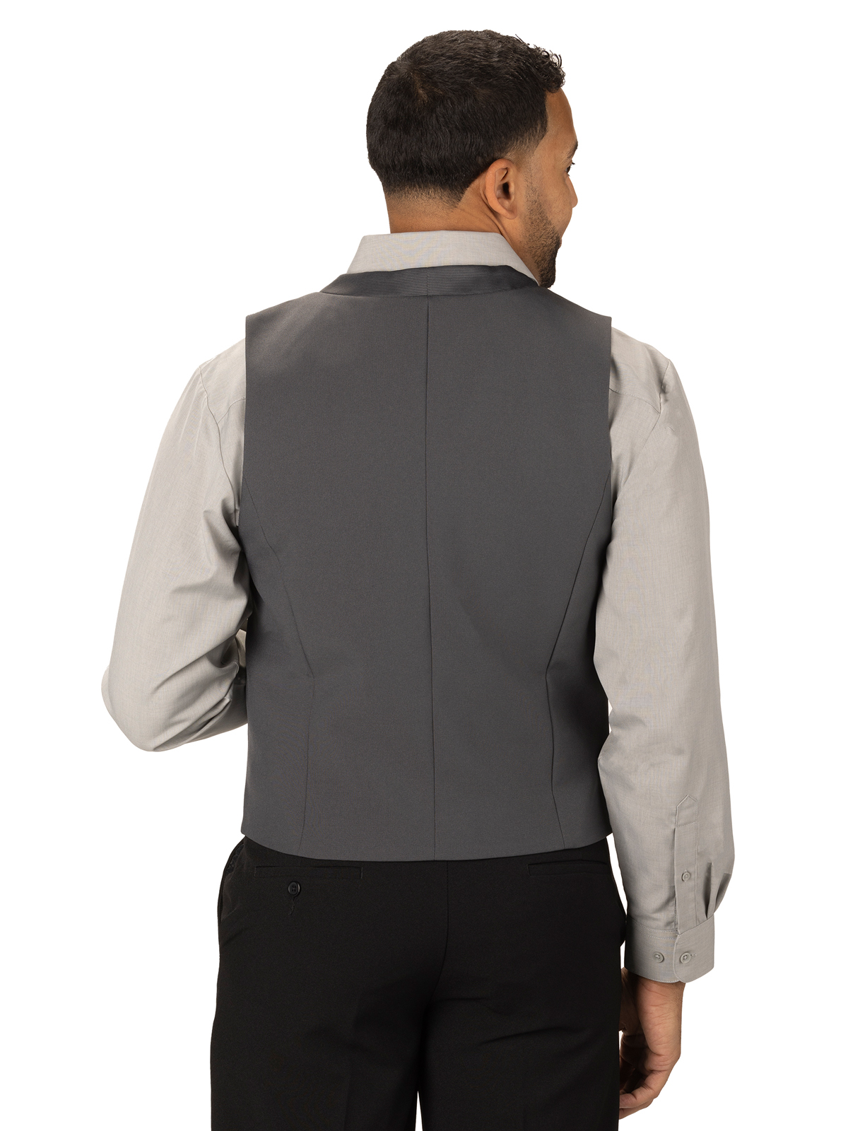 Edwards - Suiting & Neckwear - Men's Two-Pocket Ottoman Trim Vest 5