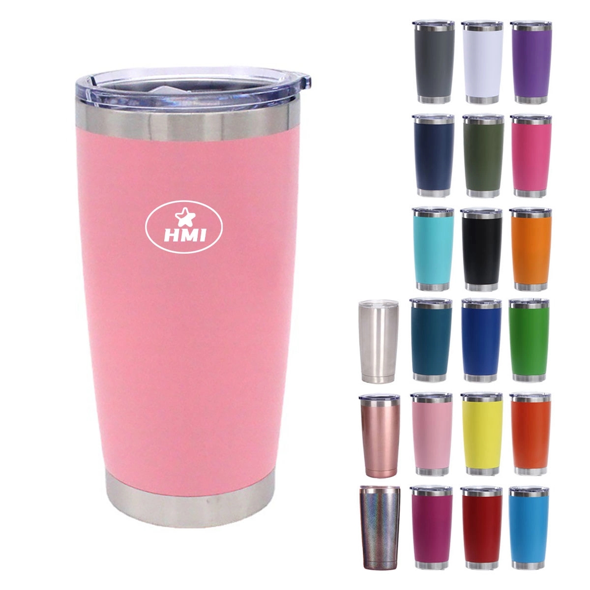 20Oz Stainless Steel Tumbler With Lid 1