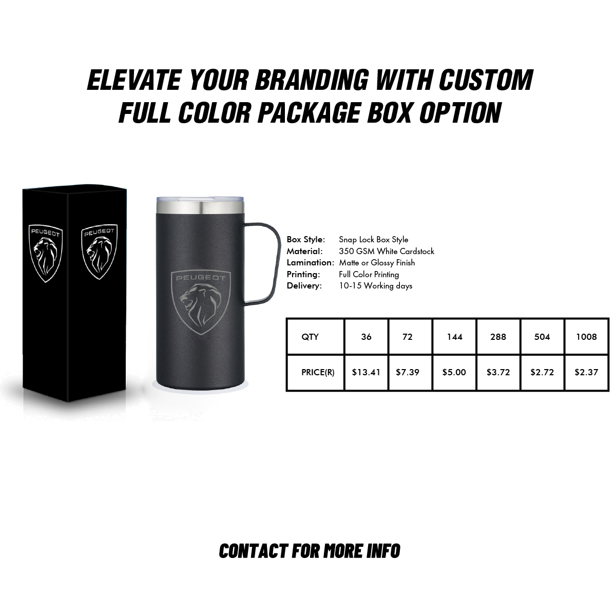 ArticFire 20oz Tall Vacuum Insulated Travel / Camping Mug With Handle 14