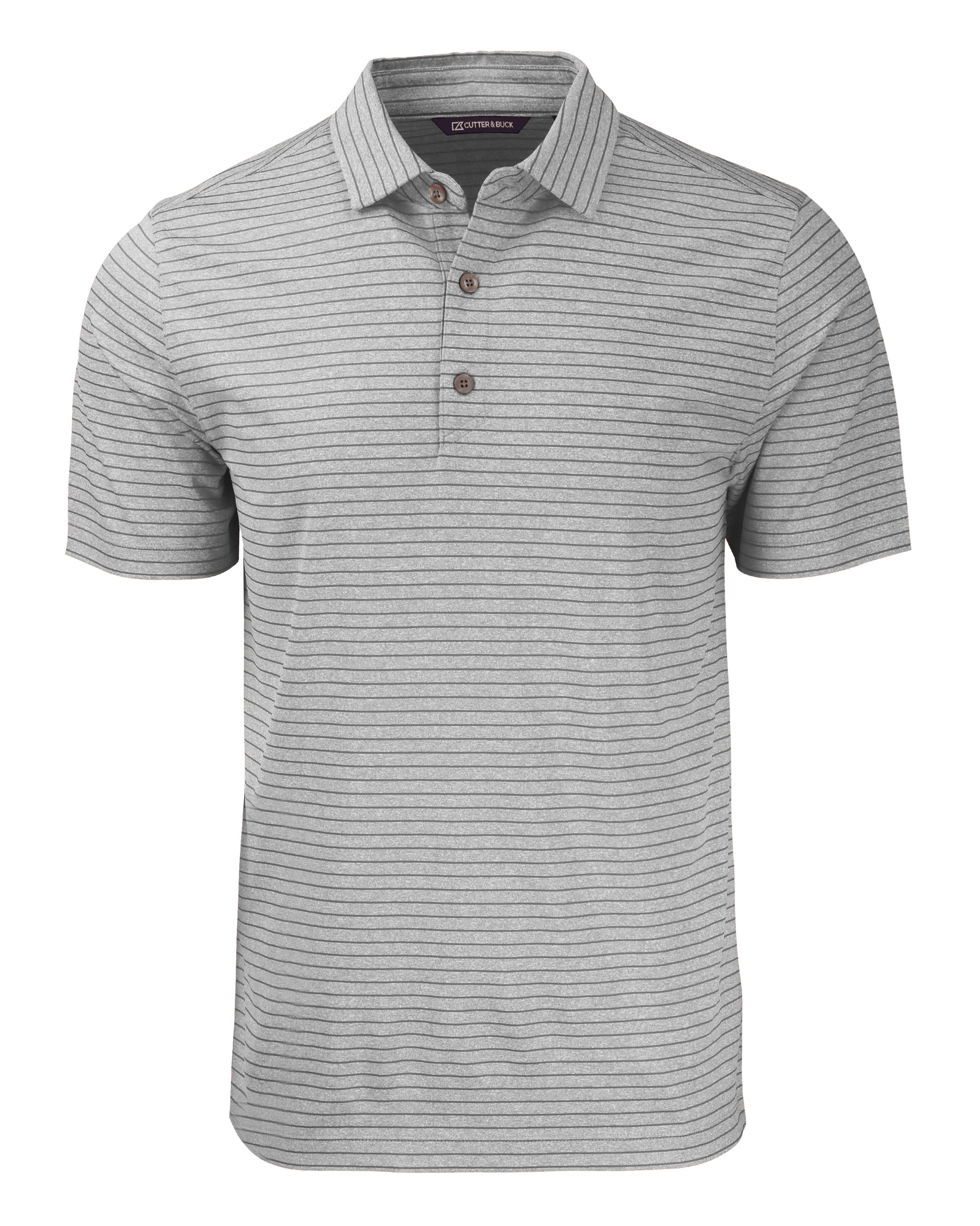 Cutter & Buck Forge Recycled Heather Stripe Four-Way Stretch Mens Big & Tall Polo Big & Tall 32