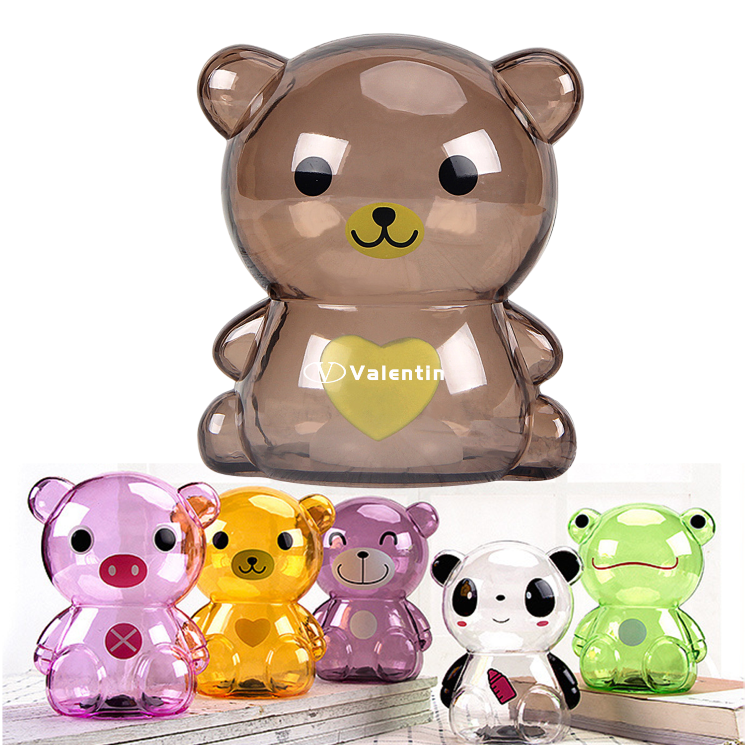 Transparent Animal Piggy Bank 2