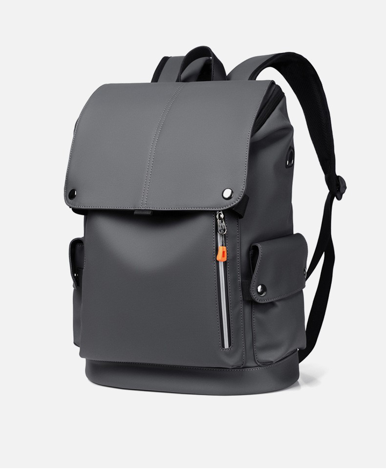 Oxford Waterproof Buckle-Flap Backpack 4