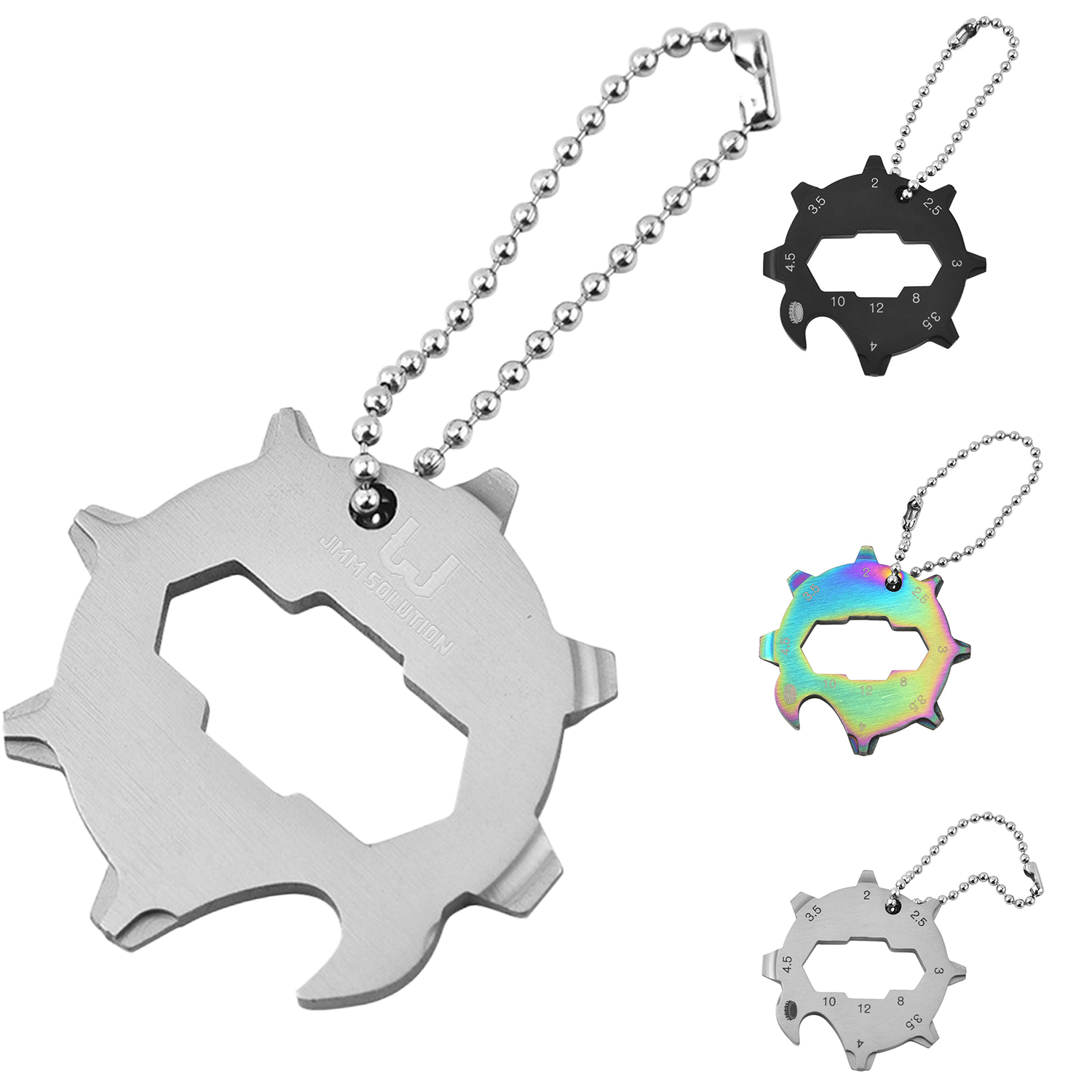 11 in 1 Multi Tool Card Keychain Bottle Opener