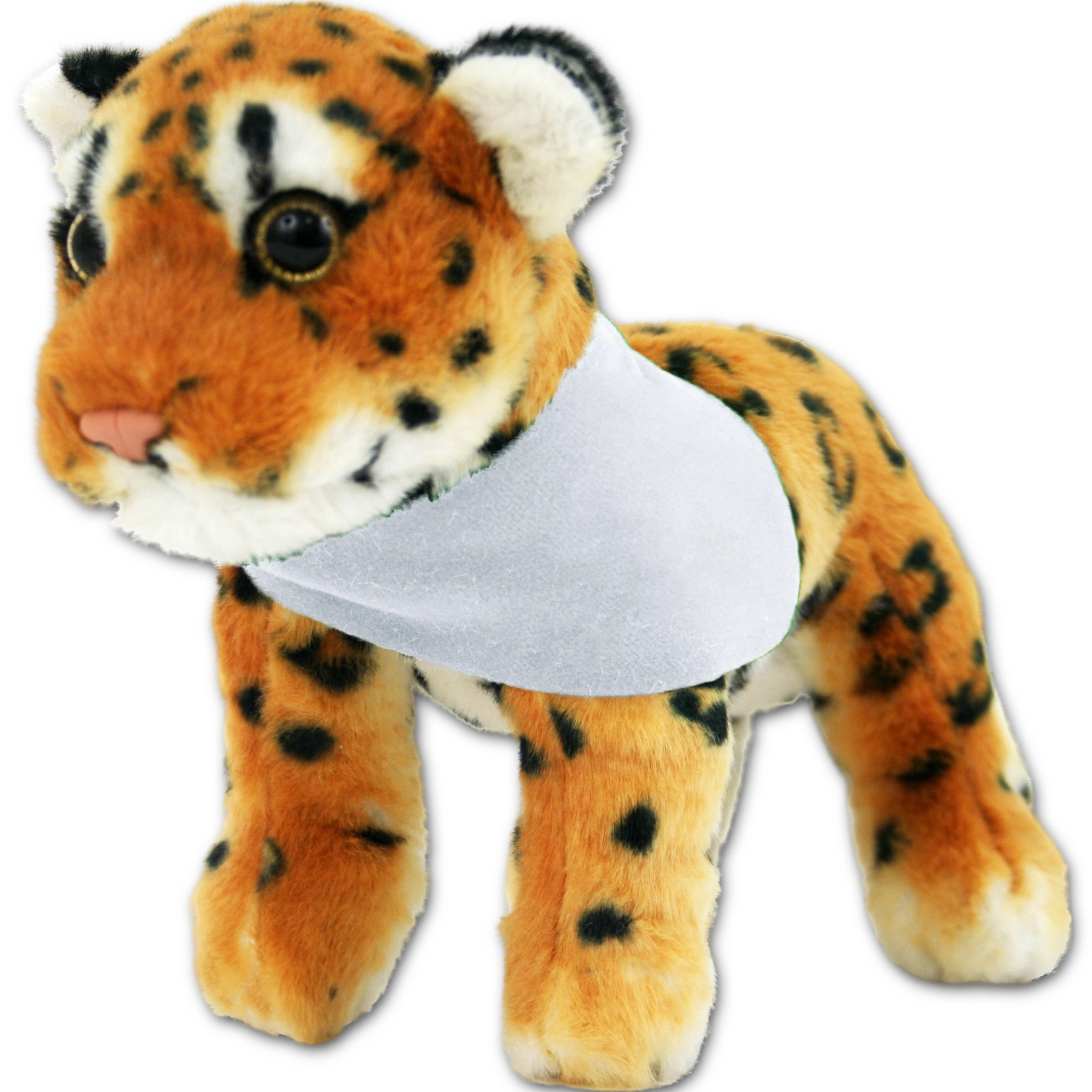 8" Jungle Animals Standing Brown Leopard 5