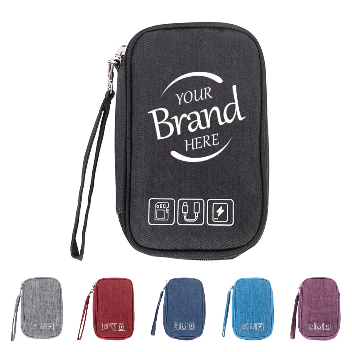 Travel Case Earphone USB Cable Storage Bag 1