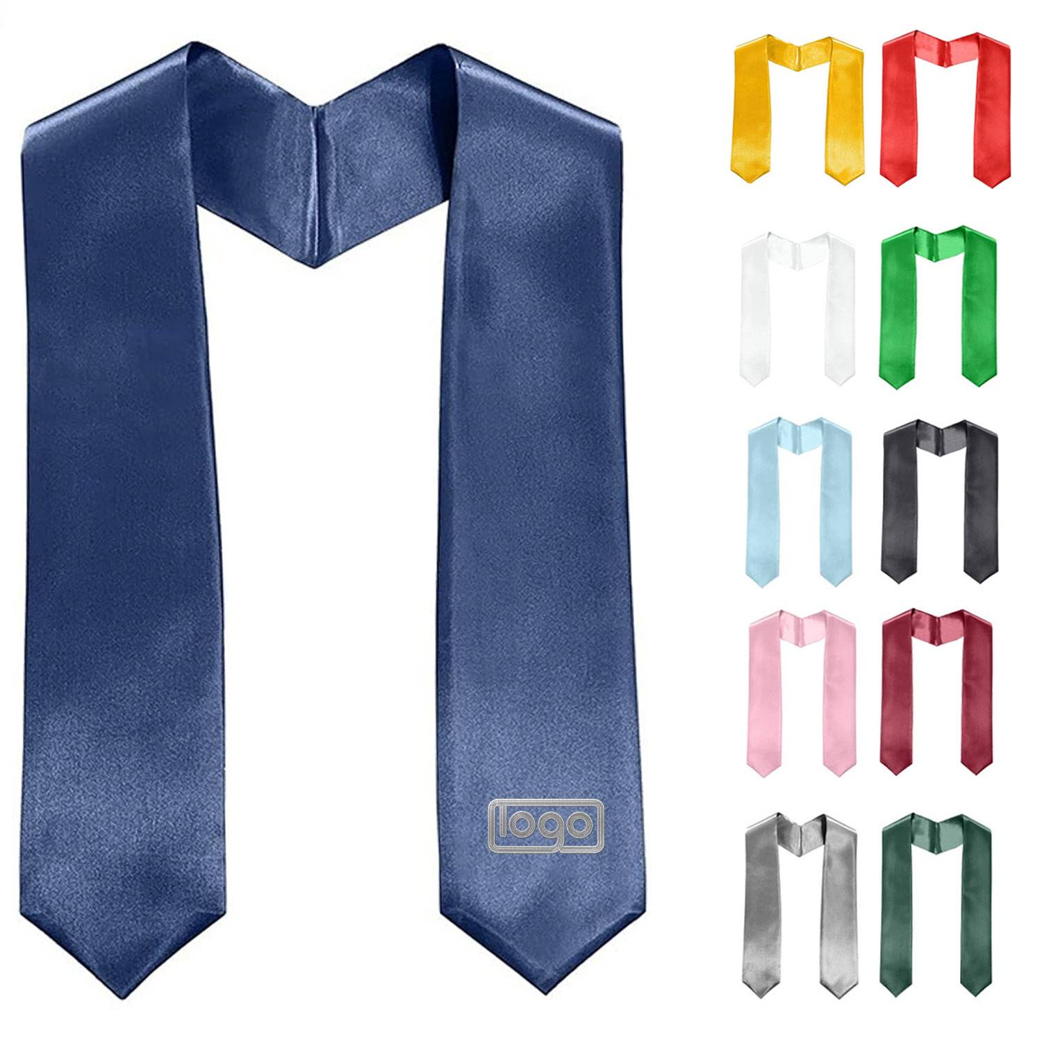 Custom 60"/72"/84" Graduation Stole Sash 2
