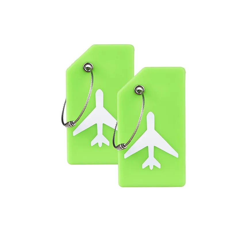 Silicone Airplane Suitcase Luggage Tag 2