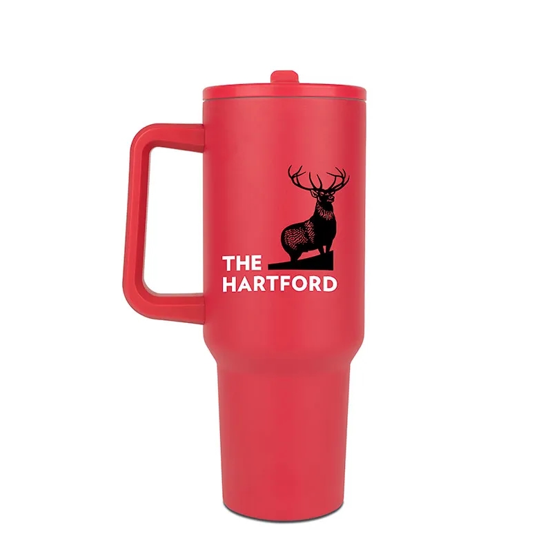 Hydravault FlipStraw Tumbler with Handle 40 oz. 15
