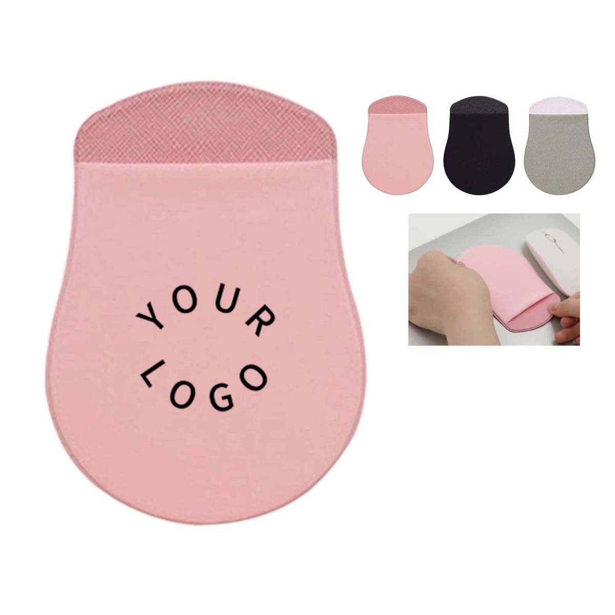 Compact Adhesive Mouse Holder for Travel Use 3