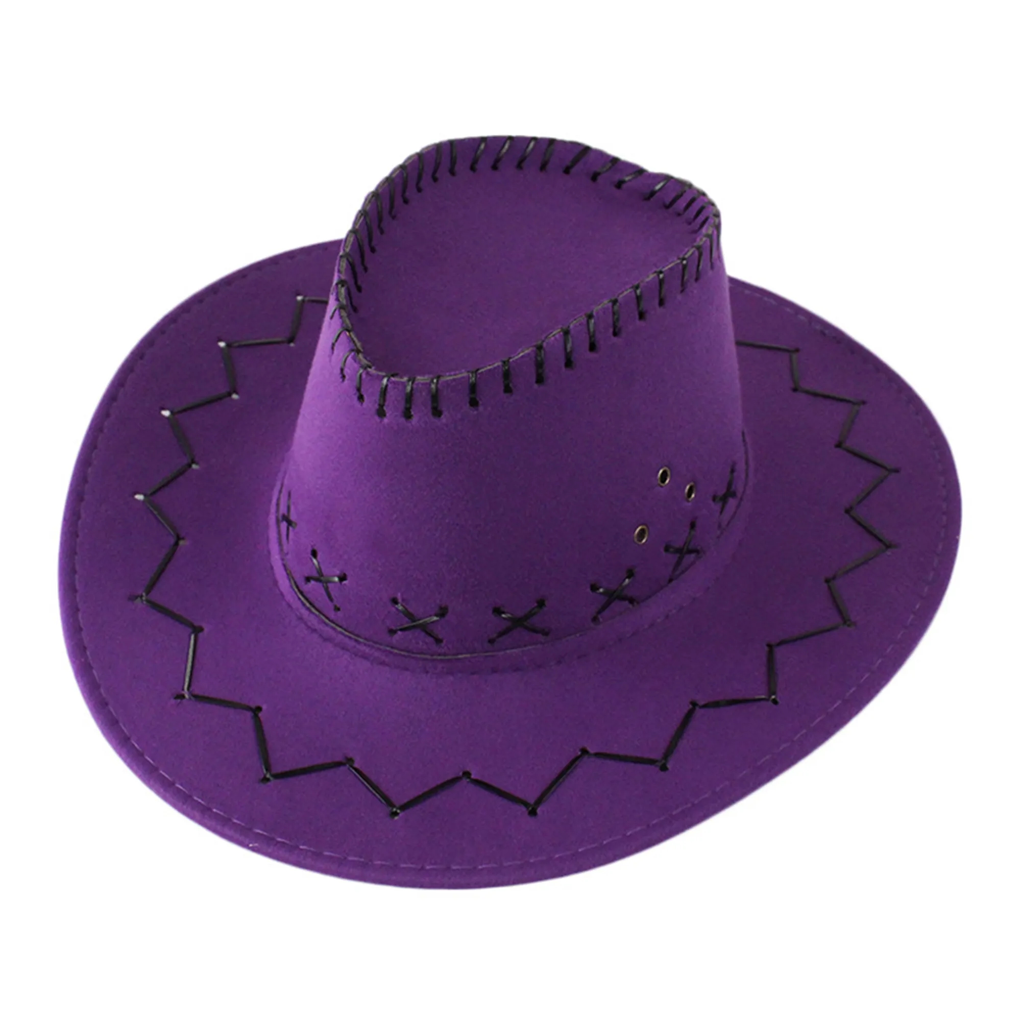 Felt Wide Brim Cowboy Hat 9