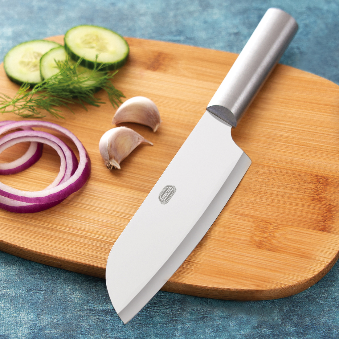 Cook's Knife w/Silver Handle 4