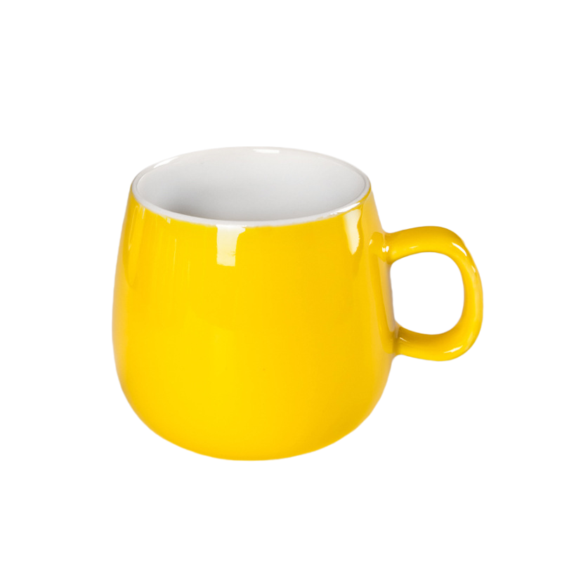 Custom Logo 9 oz. Ceramic Milk Mug 14