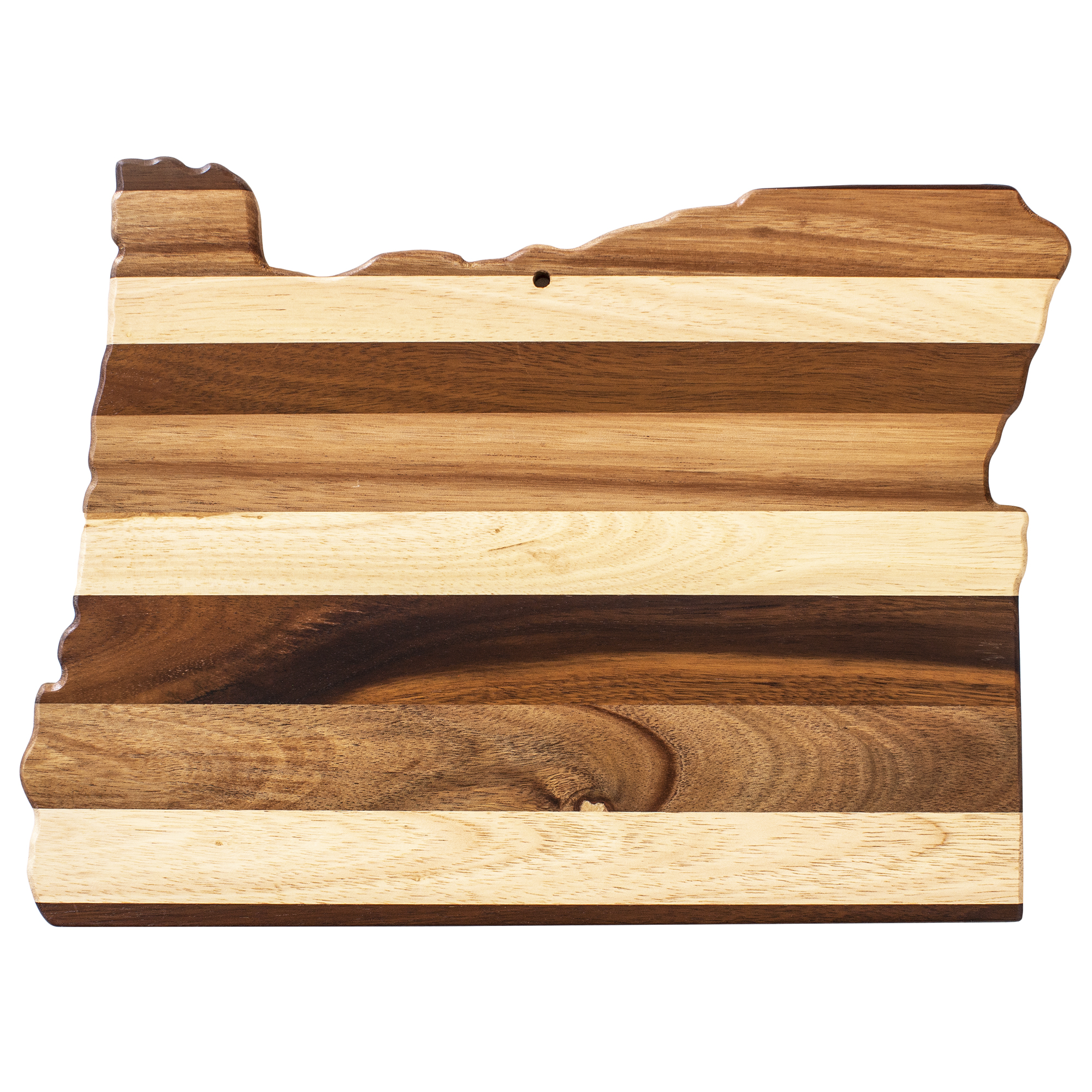 Rock & Branch® Shiplap Series Oregon State Shaped Wood Serving and Cutting Board 2