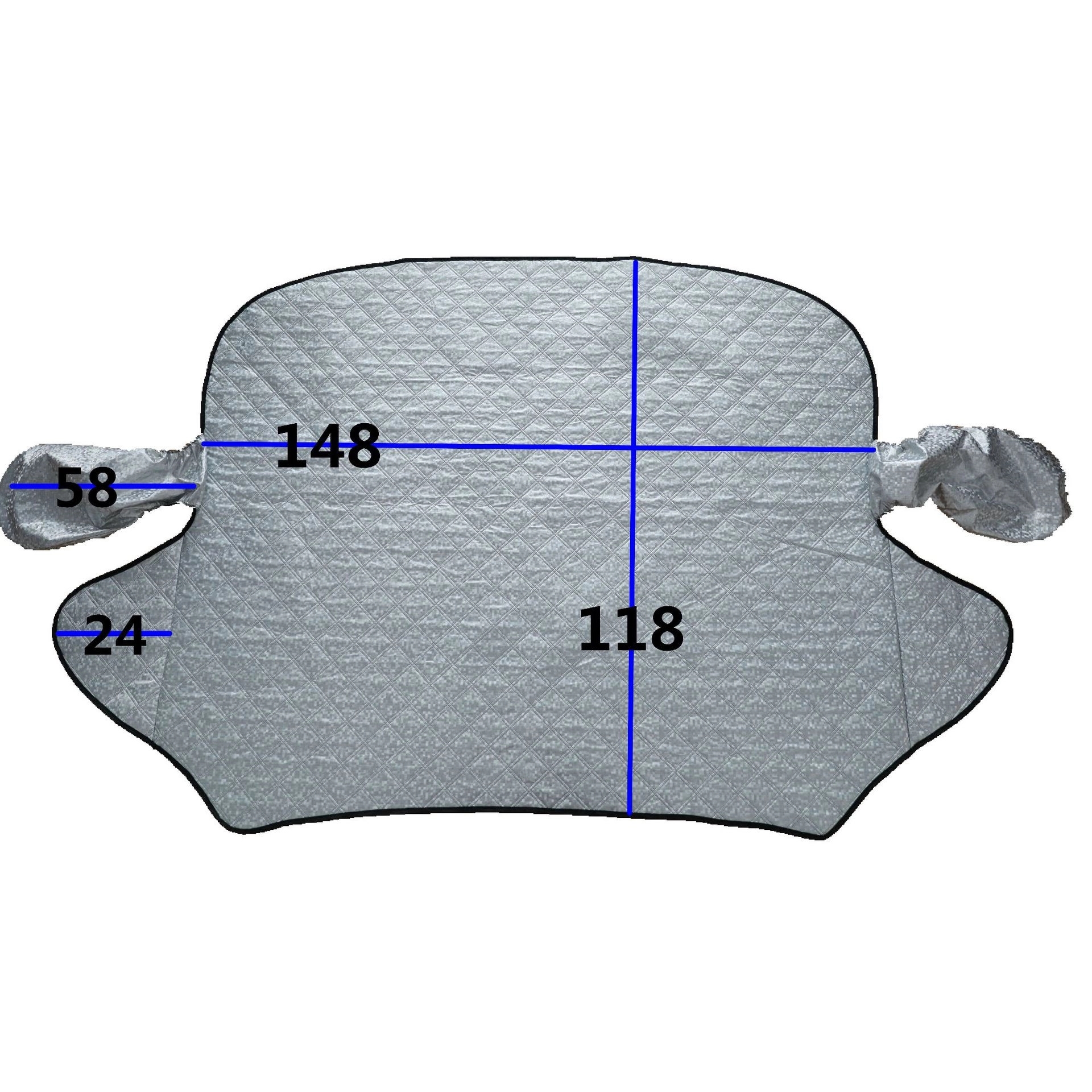 Car Windshield Snow Ice Magnetic Two Mirror Covers 9