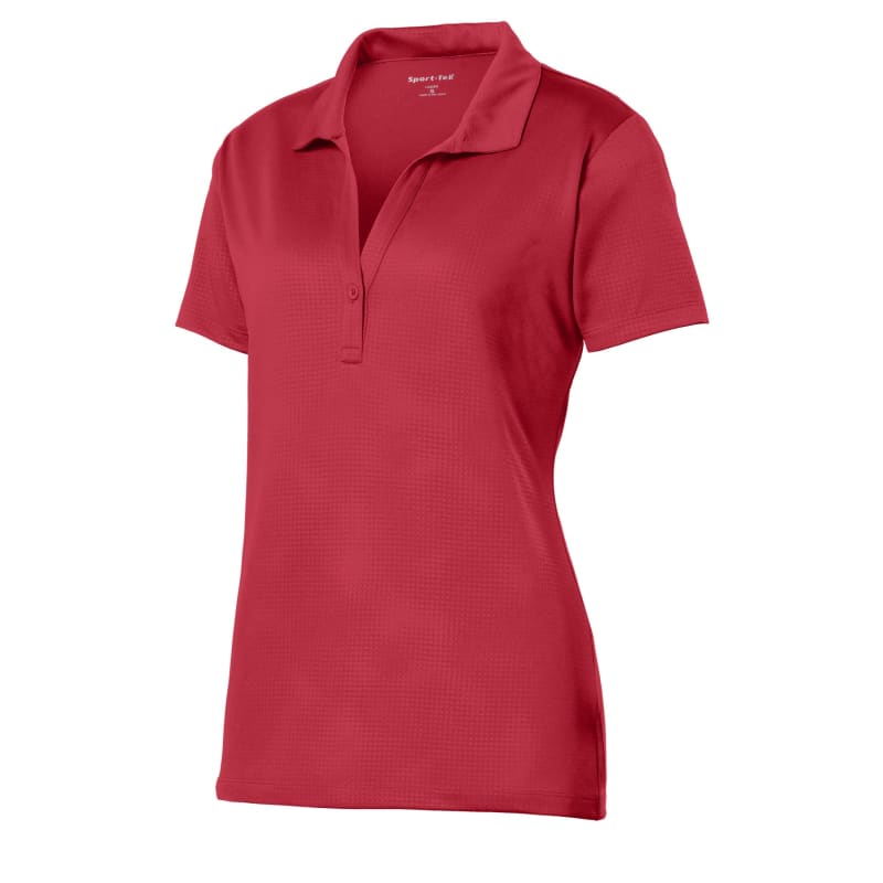 Sport-Tek Women's Embossed PosiCharge Tough Polo . 6