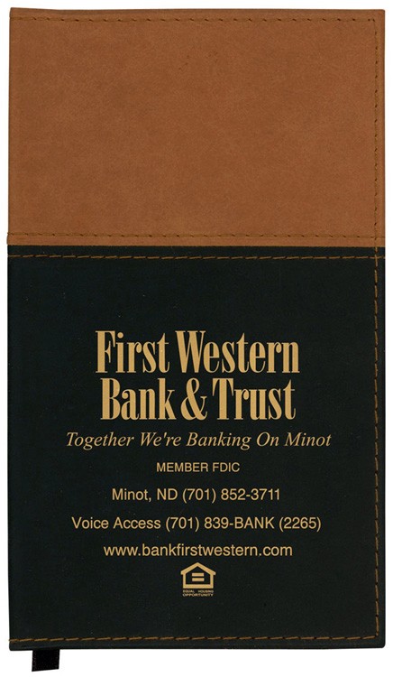 Mystic Series Soft Cover 2 Tone Vinyl Monthly Planner / 2 Color 2