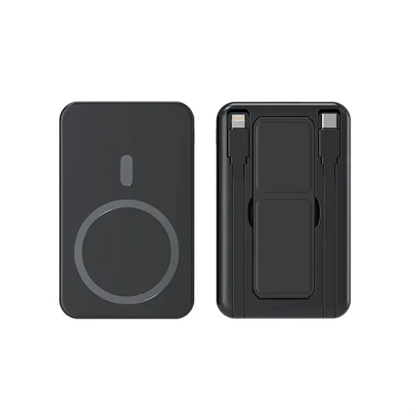 Magnetic Wireless Power Bank with Phone Stand 2