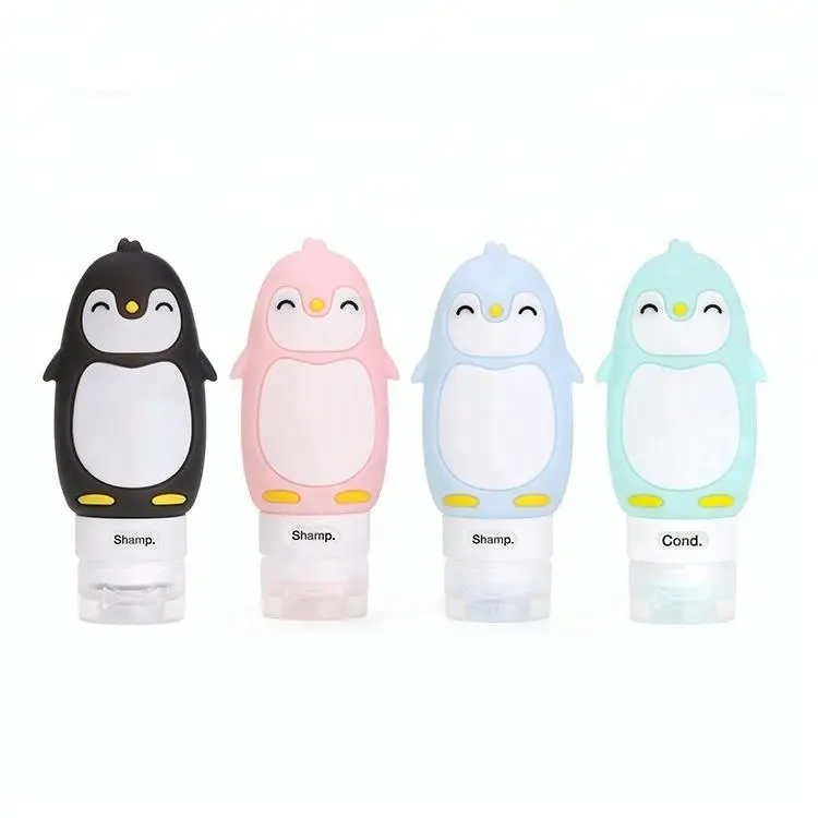 Penguin shaped Shampoo Silicone Squeeze Bottle 1