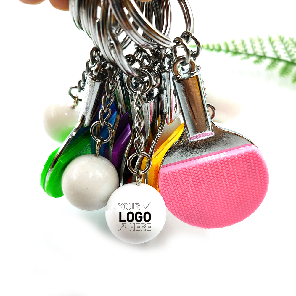 Table Tennis Racket Keychain 5