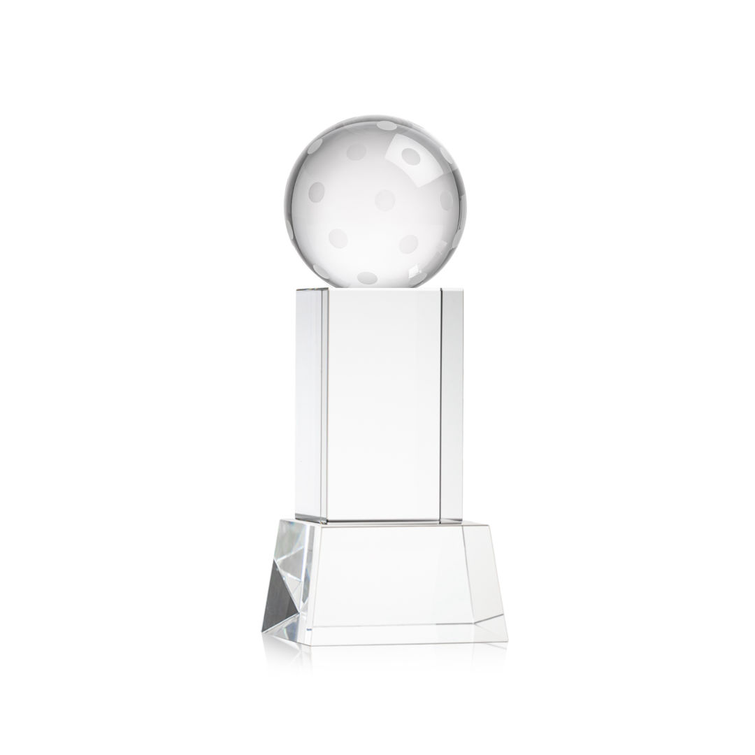 Pickleball VividPrint™ Award on Belcroft Base - Clear 7