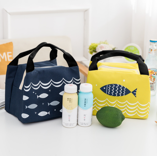 Economy Cooler w/ Custom Imprint Insulated Lunch Bag 4