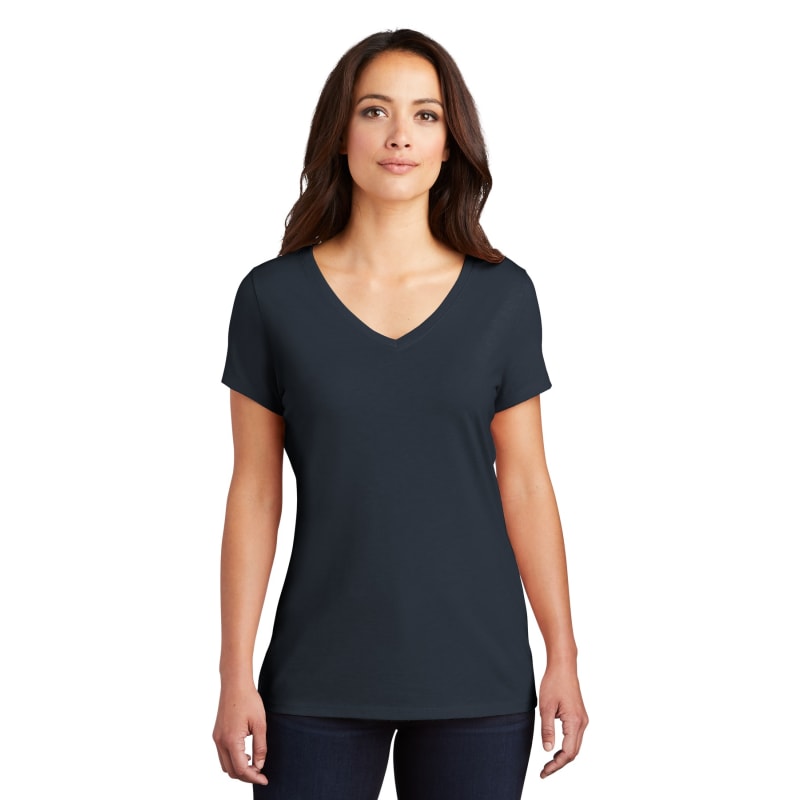 District Women's Perfect Tri V-Neck Tee. 93