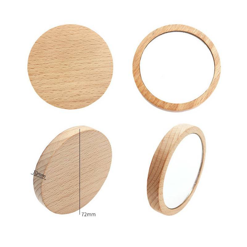 Wooden Pocket Mirrors 2