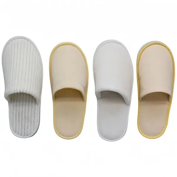 Cozy Coral Fleece Hotel Slippers - Soft Comfortable Footwear 7
