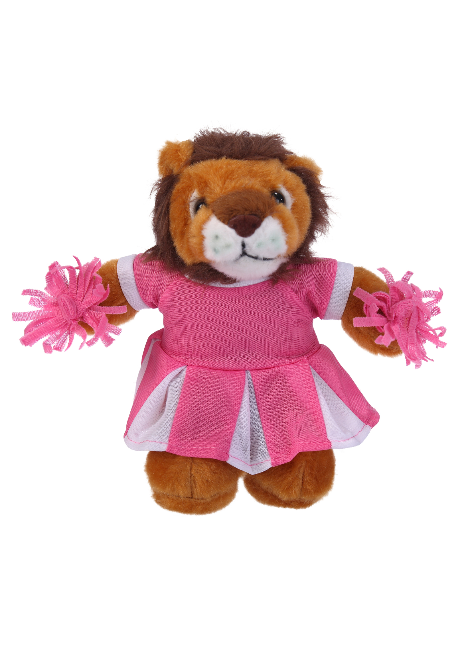 Soft Plush Stuffed Lion with Cheerleader Outfit